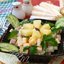Салат с ананасом, ветчиной и сыром