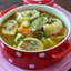 Картофельный суп с ленивыми пельменями