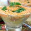 Салат с сёмгой и икорной закуской
