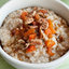 Геркулесовая каша с грецкими орехами и курагой
