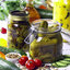 Маринованные огурцы и помидоры