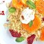 Восточный завтрак из кускуса и цитрусов