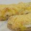 Горячие бутерброды с яйцом чесноком и сыром в духовке