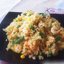 Булгур с креветками и овощами