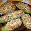 Куриные бочонки в кабачковых лодочках (или фаршированные кабачки)