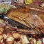 Гусь, водоплавающий в рассоле, запеченный с вкусной начинкой