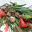 Шашлык из курицы в майонезе с черемшой