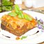 Лазанья из баклажанов и черного хлеба