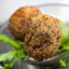 Фрикадельки из овощей с киноа и креветками