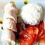 Куриные рулетики с помидором и сыром