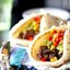Такос с гуакамоле и кукурузой