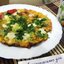 Яичница с моцареллой и зеленью