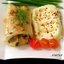 Рыбный рулетик с грибами и сыром