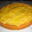 Пирог с хурмой и яблоками