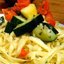 Лингвини с овощами