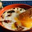 Яйцо в горшочке с шампиньонами и сыром рокфор