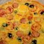 Пицца с сосиской и помидорами