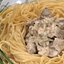 Лингвини с куриными потрошками