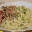 Макароны с ветчиной и сыром