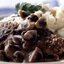 Говяжьи стейки с картофельным пюре и грибным соусом