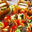 Овощные палочки с хумусом