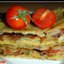 Пирог из лаваша с грибами и сыром