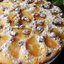 Пирог с яблоками и изюмом