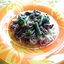 Рисовая лапша с куриной печенью и овощами