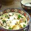 Галушки с курицей и чесноком