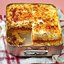 Запеканка с фаршем под соусом Бешамель