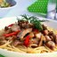 Поджарка из свинины с грибами
