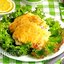 Горбуша, тушёная в сливках под сырной корочкой