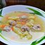 Овощной суп с цветной капустой и фрикадельками