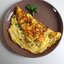 Омлет с козьим сыром и травами