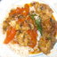 куриные бёдрышки запеченные с помидорами и грибами