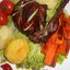 Кролик с пряными травами и овощами
