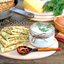 Сырные блины с укропом