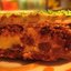 Чиз-кейк из тонких блинов с клубничным джемом