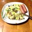 Омлет с шампиньонами и зеленым луком