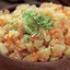 Запеканка с томатами, колбасой и сыром
