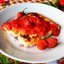 Творожная запеканка с клубникой