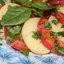 Салат с сыром и помидорами