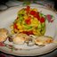 Куриные шашлычки с грибами в сливочном соусе