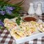 Лаваш с крабовыми палочками и огурцом