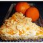 Пирог с овсяными хлопьями (творожно-миндальный) с мандаринками