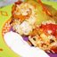 Фаршированные перцы и тефтели со свининой, курицей и кабачком