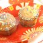 Пасхальные куличики с сахарно-лимонным кремом