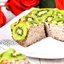 Запеканка с творогом, фейхоа и киви