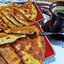 Пирожки из тортильи с картошкой и беконом