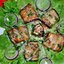 Салат из сыра с грибами и яблоками